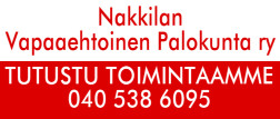 Nakkilan Vapaaehtoinen Palokunta ry logo